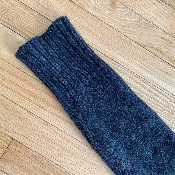 Ann Taylor LOFT Charcoal Gray Cowl Neck Asymmetrical Hem Sweater Size M - Picture 11 of 12